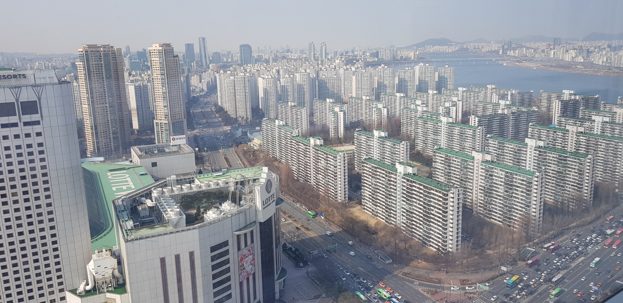 서울 송파구 잠실동 일대 전경 [헤럴드경제DB]
