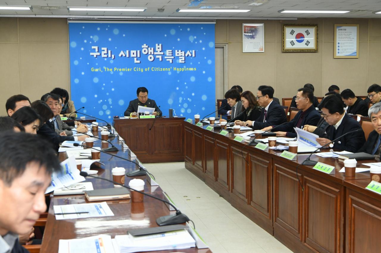 구리시 ‘지시사항 이행상황 점검 보고회’. [구리시]