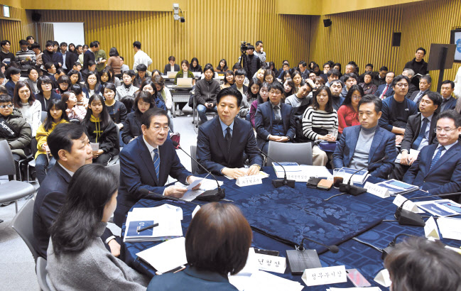 박원순 서울시장이 22일 서울시청에서 열린 2020년 대시민 신년 업무보고에 참석해 인사말을 하고있다. [서울시 제공]