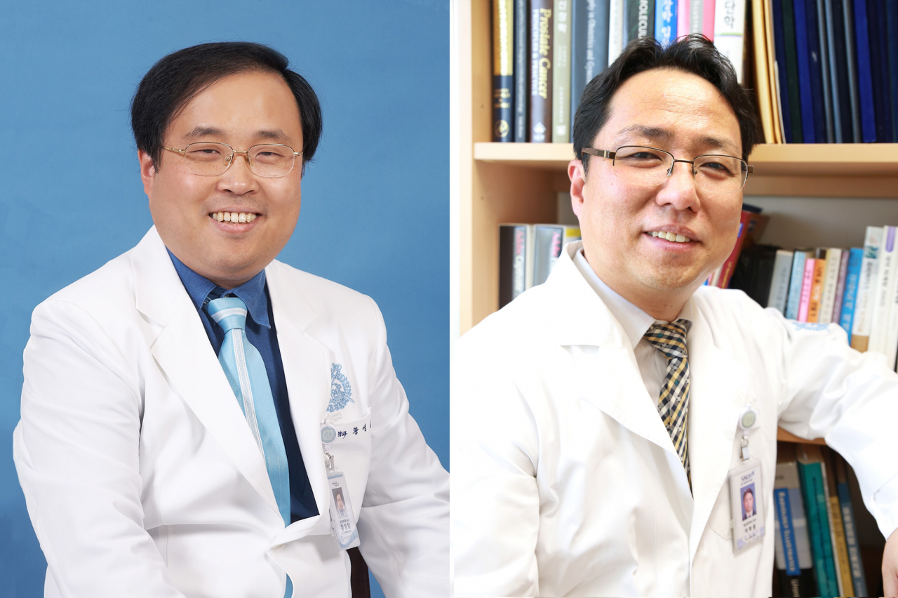 분당서울대병원 영상의학과 황성일 교수(왼쪽), 이학종 교수(오른쪽)