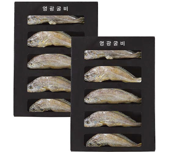 현대백화점이 설 선물세트로 내놓은 '컴팩트 영광 참굴비 세트'. 20cm 크기의 참굴비를 한 마리씩 낱개로 진공 포장됐다. [사진제공=현대백화점]