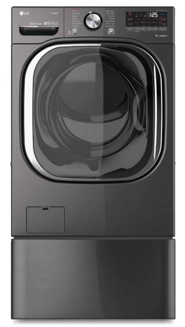 LG전자가 'CES2020'에서 공개한 '인공지능 DD모터'를 탑재한 '트윈워시' 신제품. [LG전자 제공]