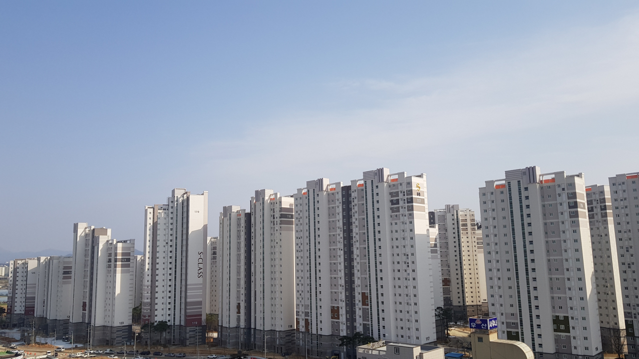 광주 광산구의 한 아파트 단지 [연합뉴스]