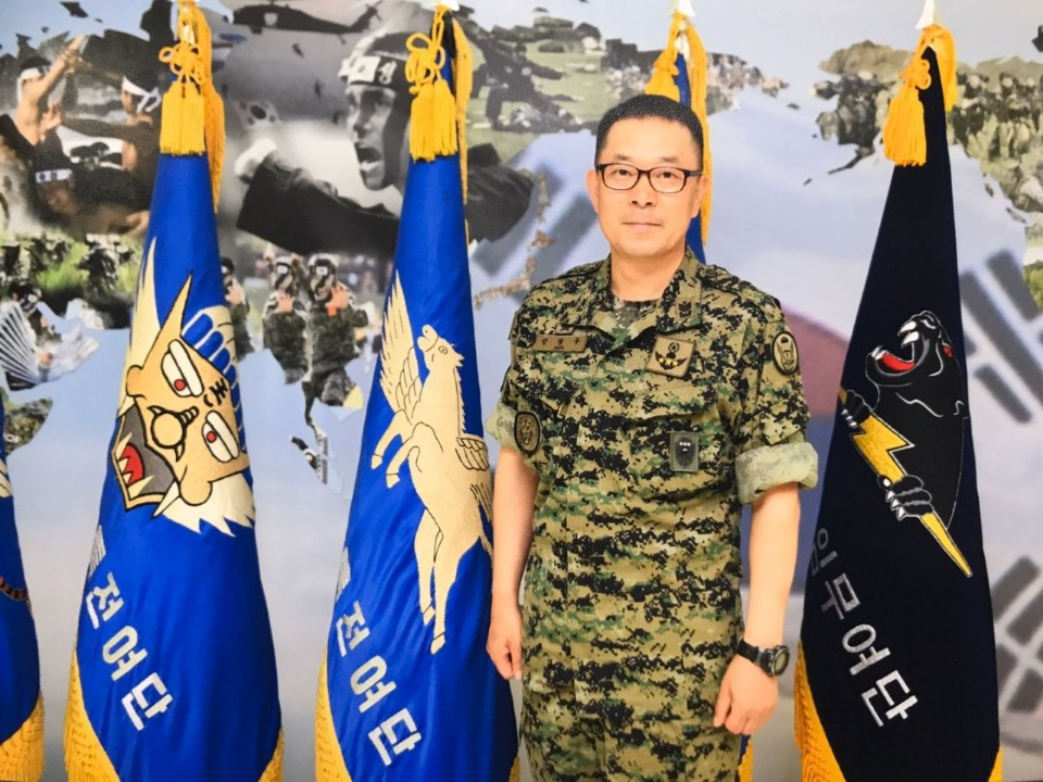 김정우 육군 특수전사령부 주임원사.[사진=육군]