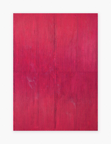 최선 ‘Korean Pancake’ 골판지 위에 팬케이크크림, 110x79㎝, 2019.