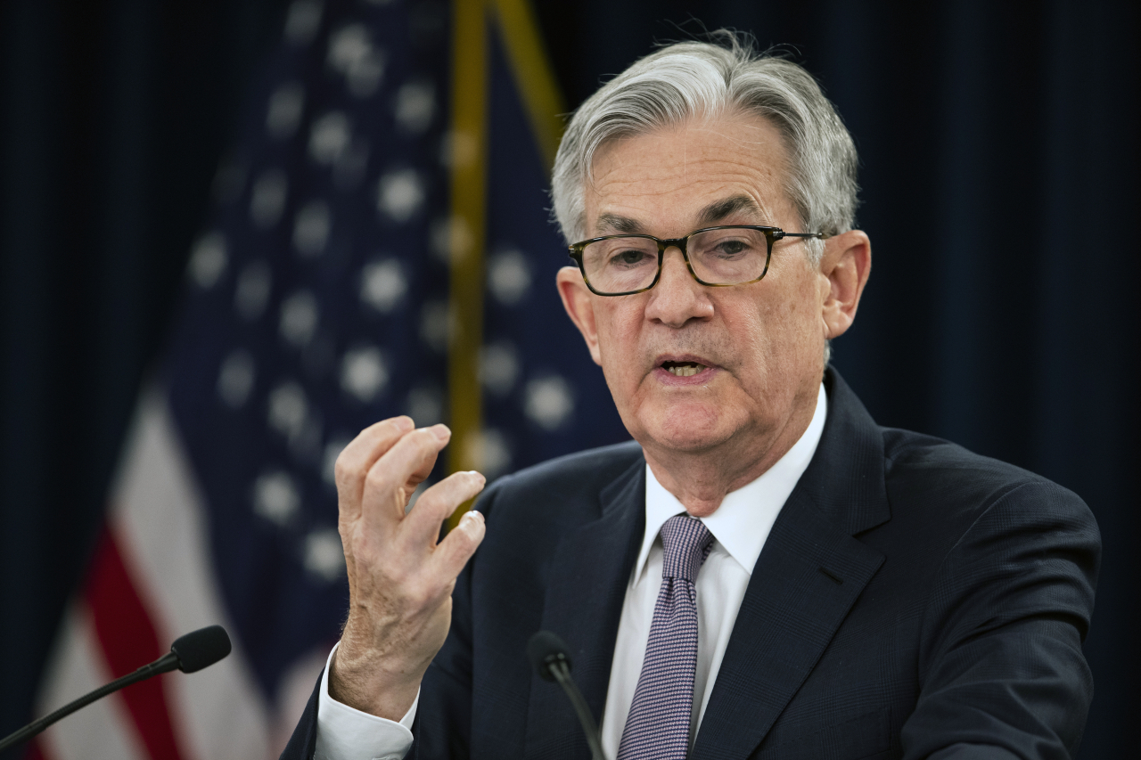 제롬 파월 미국 연방준비제도(Fed) 의장. AP