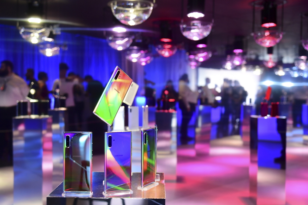 Samsung Electronics' Galaxy Note 10.