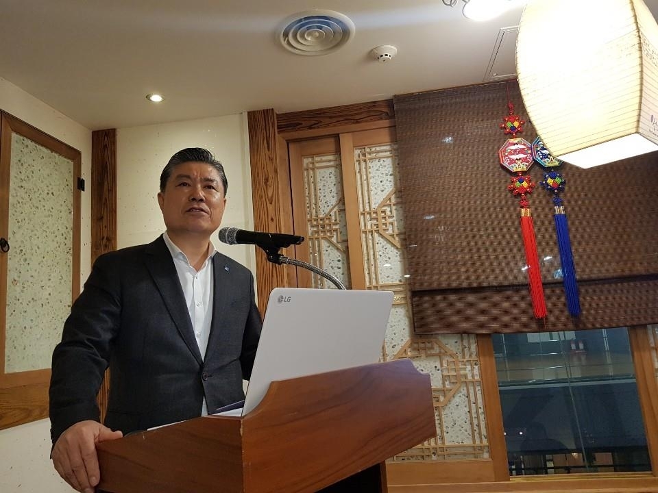 Tata Daewoo President and Chief Executive Kim Bang-shin (Yonhap)