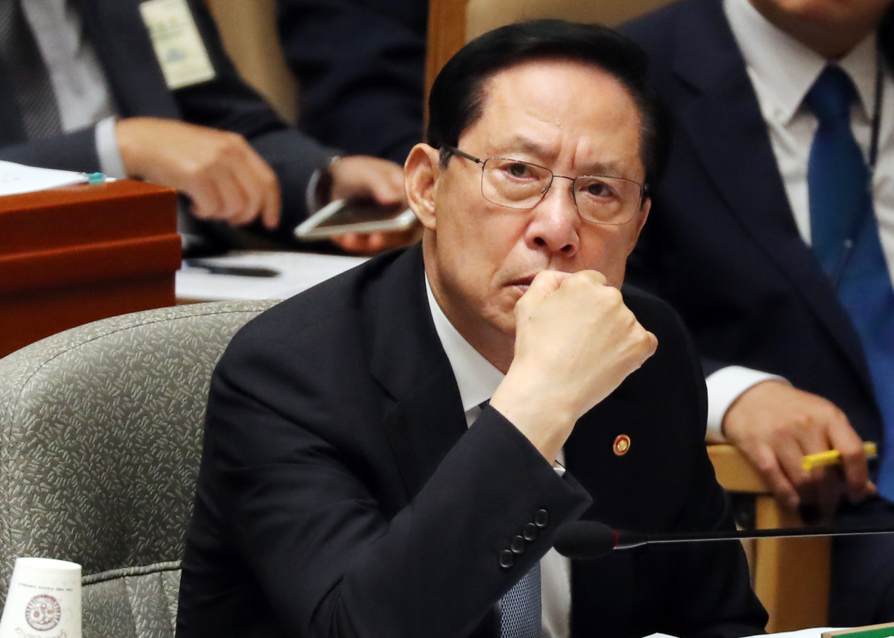 송영무 국방부 장관.[연합]