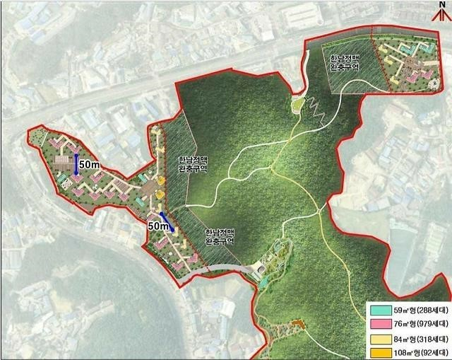 인천광역시 서구 검단중앙공원개발 조감도