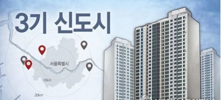 3기 신도시 입지도. [그래픽=연합뉴스 제공]