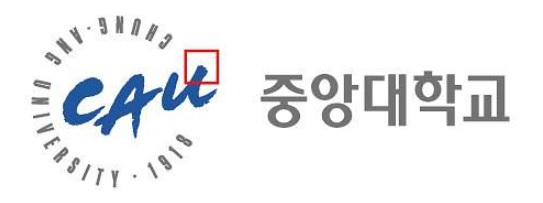 중앙대 로고. [중앙대 제공]