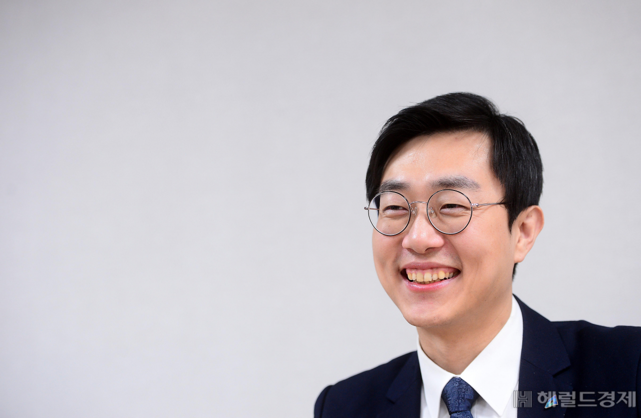 장경태 더불어민주당 전국청년위원장. 이상섭 기자/babtong@heraldcorp.com