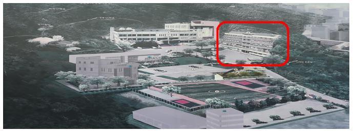 Seoul Human Resource Development Center in southern Seoul that will house suspected coronavirus patients in quarantine. Yonhap