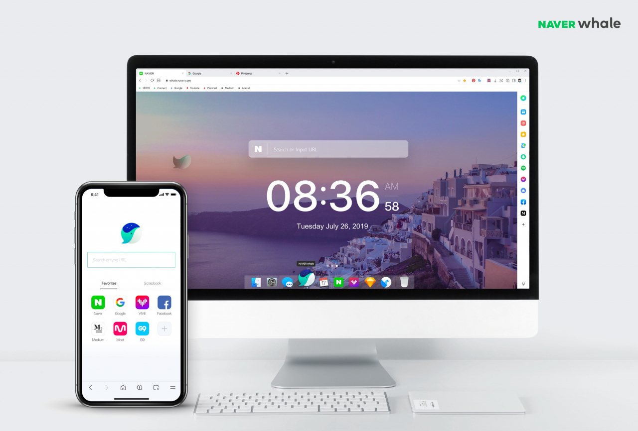 2020 iF 디자인 어워드를 수상한 네이버의 '네이버 웨일' (사진=네이버)