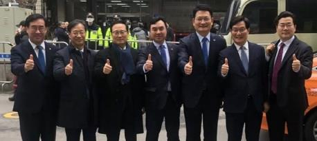 더불어민주당 인천지역 국회의원들.