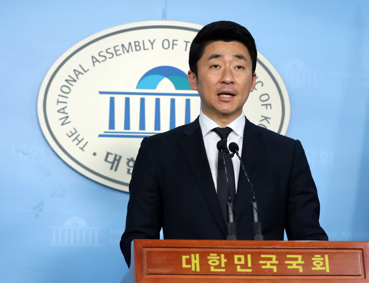 새로운보수당 권성주 대변인. [연합]