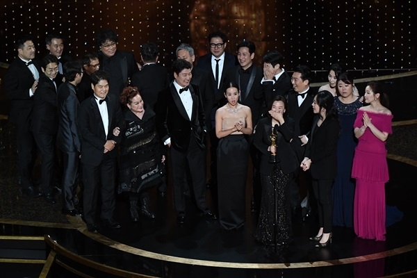 “Parasite” was named best picture at the 92nd Academy Awards on Feb. 9. (Yonhap)