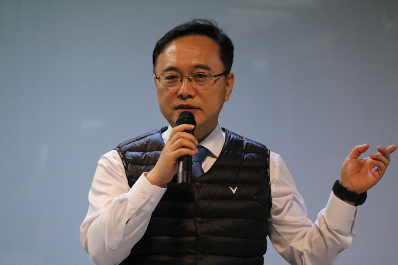 김정수 대전창조경제혁신센터장이 19일 취임식을 갖고 공식업무에 돌입했다.[대전창조경제혁신센터 제공]
