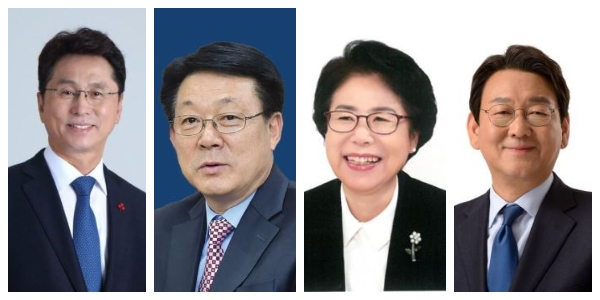조택상, 허종식, 홍미영, 김교흥〈사진 왼쪽부터〉