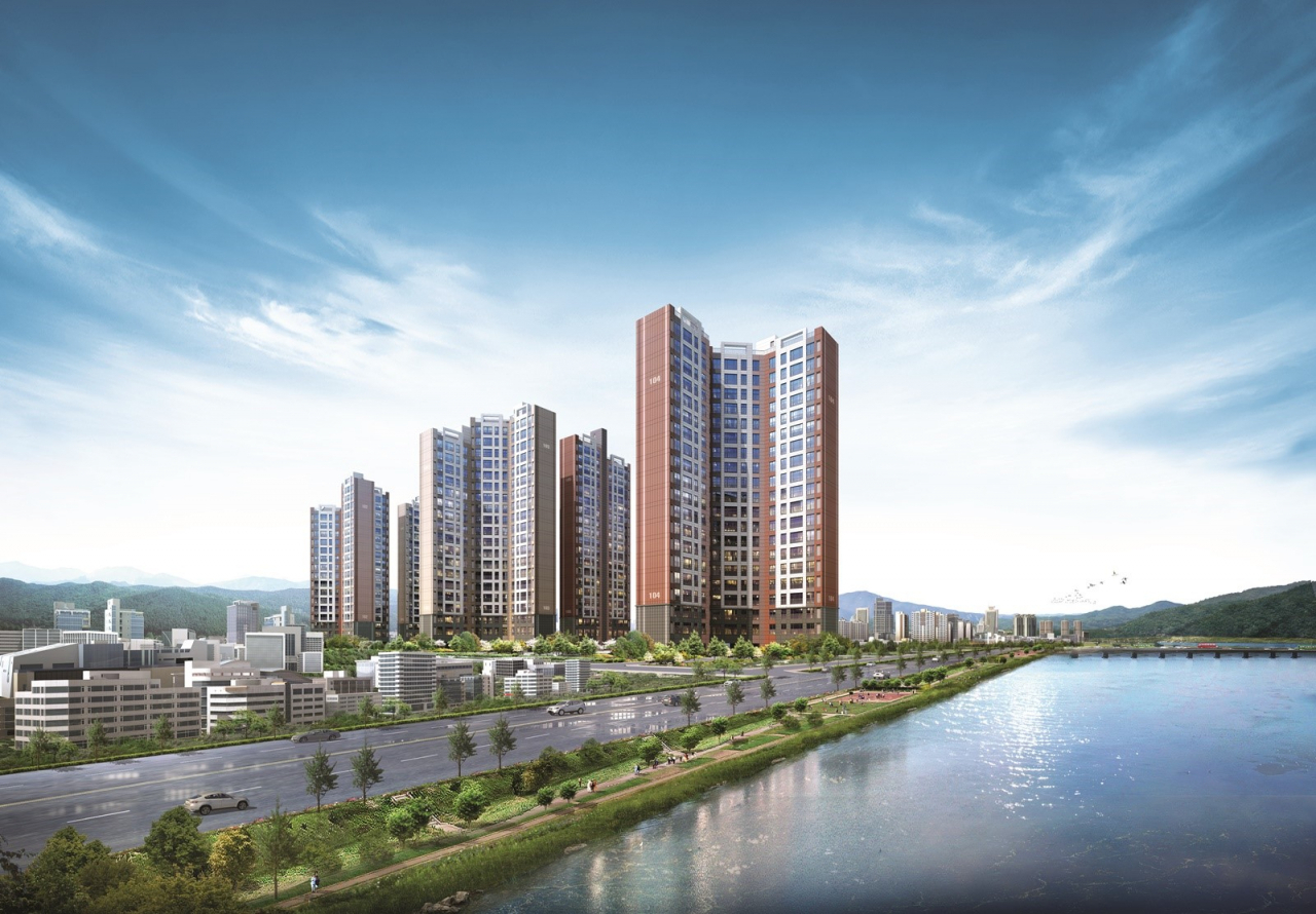 인제 라온 프라이빗 투시도.[대한토지신탁 제공]