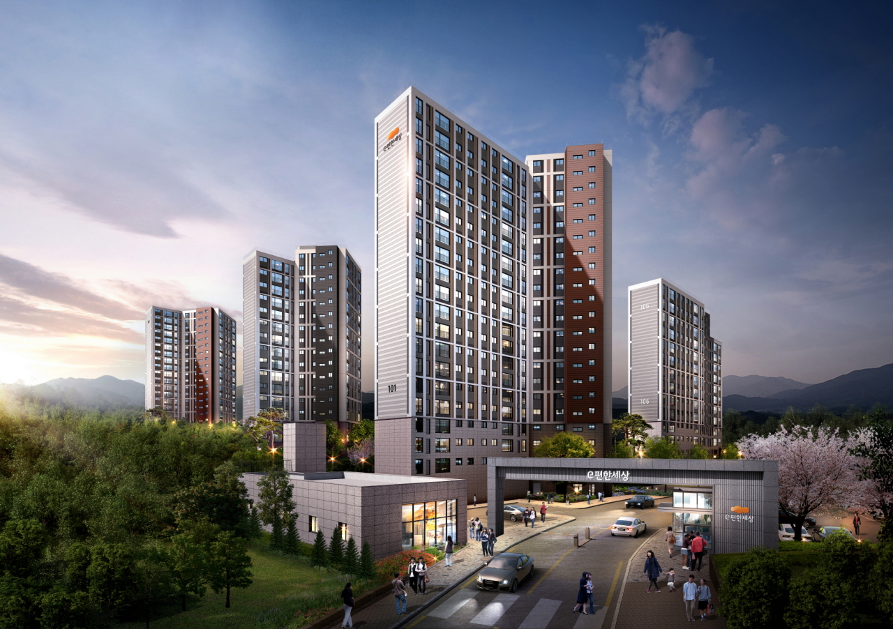 한국토지신탁 시행의 'e편한세상 금산 센터하임', 3월 중 정계약 시작