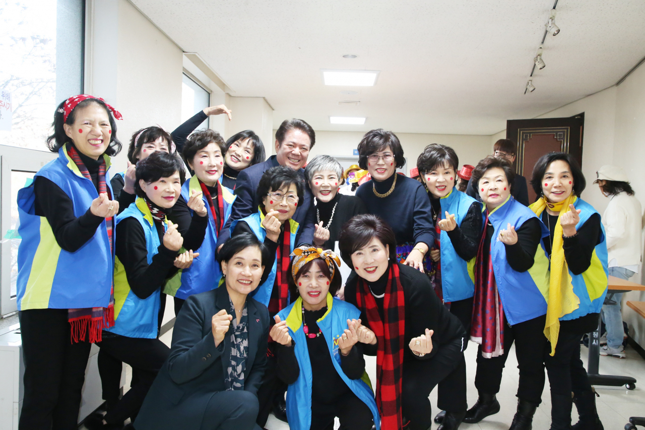 자원봉사자 발대식.