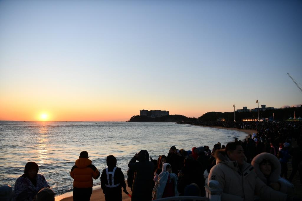 속초해변 해맞이행사