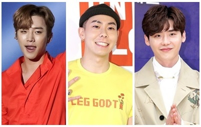 왼쪽부터 준호, 로꼬, 이종석. [헤럴드POP]