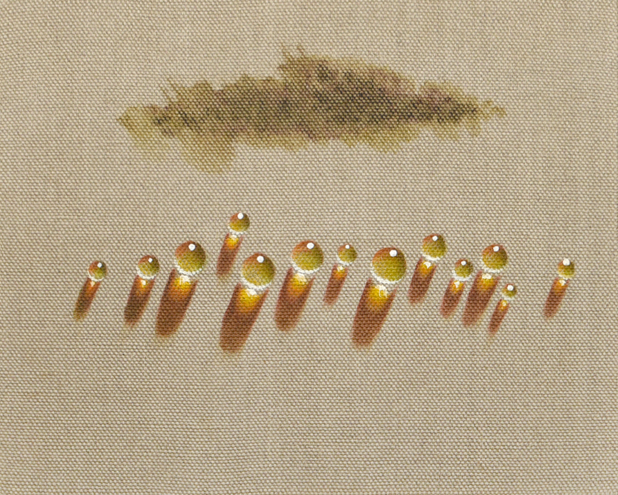 김창열 / 물방울 / 마포에 유채 / 22x27cm / 2003