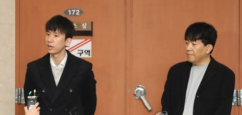 박재욱 VCNC 대표(왼쪽)와 이재웅 쏘카 대표 [연합]