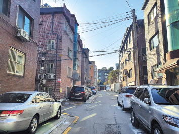 서울 강남구 역삼동 빌라 밀집지역의 모습. [민상식 기자]