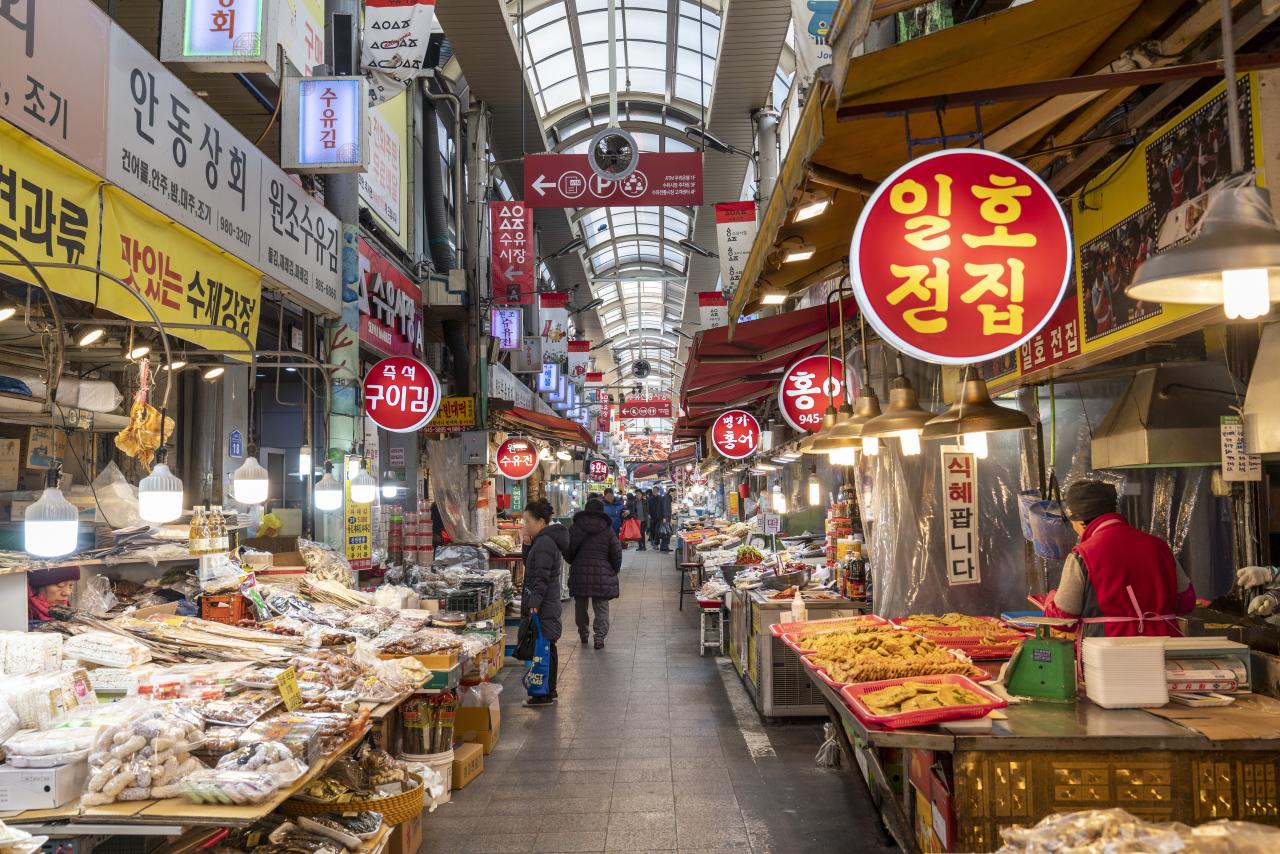수유시장 전거리. [서울관광재단 제공]