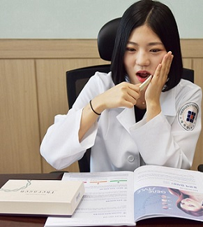 유전자 검사용 검체 채쥐 모습.