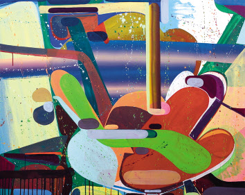 성낙희, Mixed Up, 80x100cm, 캔버스에 아크릴, 2006