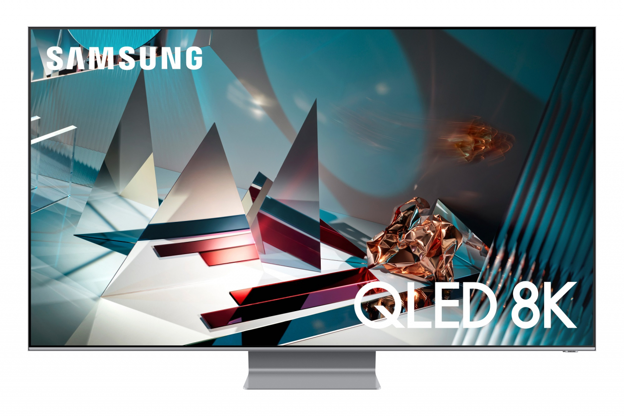 미국 IT 전문 매체들로부터 호평을 받은 2020년형 삼성 QLED 8K TV 제품 사진 (모델명 Q800T). [삼성전자 제공]