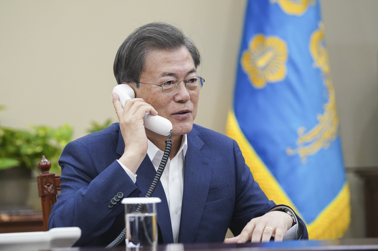 문재인 대통령.[연합]