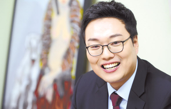 천하람 미래통합당 후보가 본지와 인터뷰를 가지고 있다. 박해묵 기자