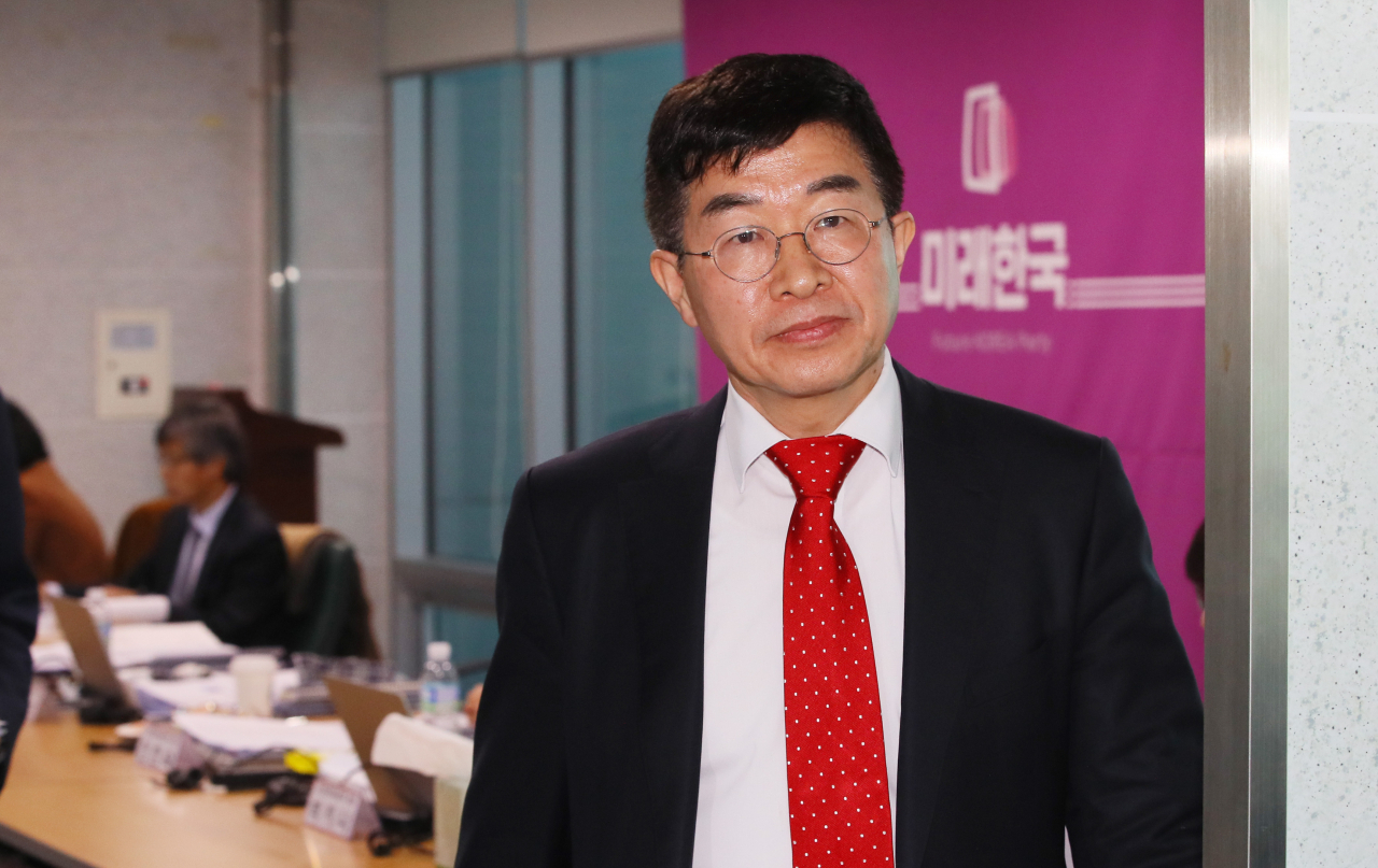 공병호 미래한국당 공천관리위원장 [연합]