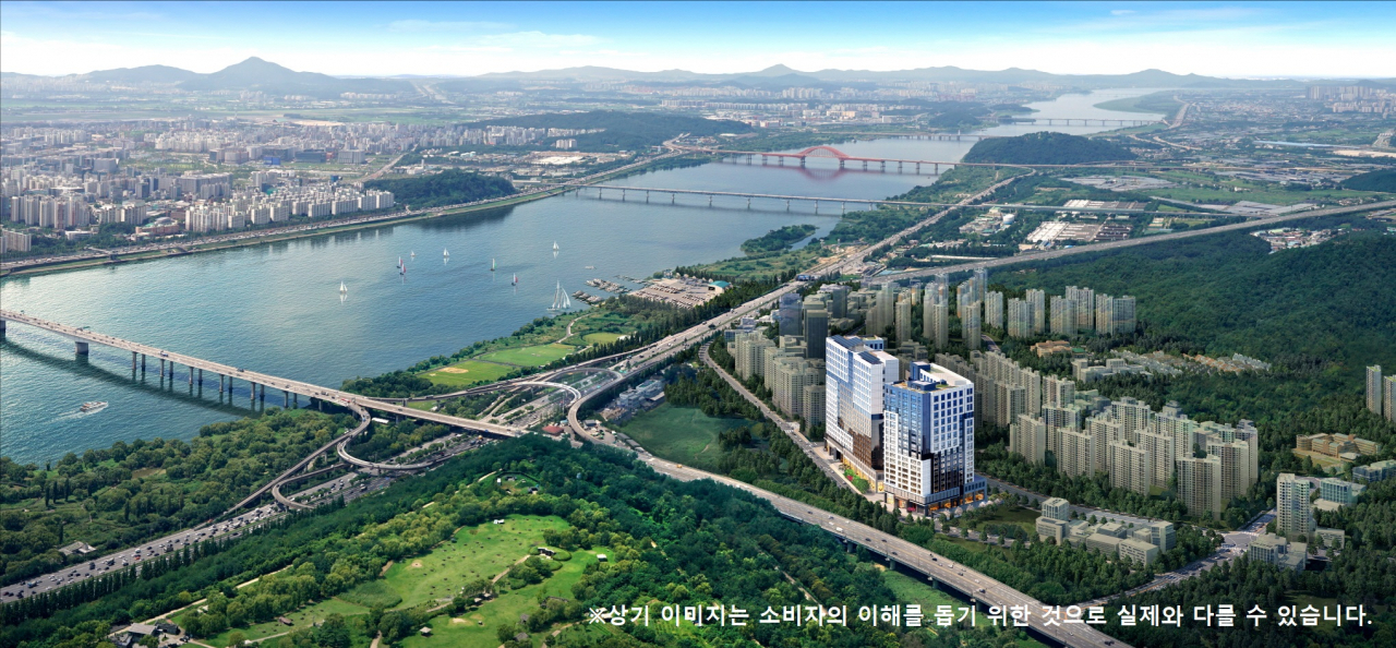 힐스테이트 에코 덕은 광역조감도. [현대엔지니어링 제공]