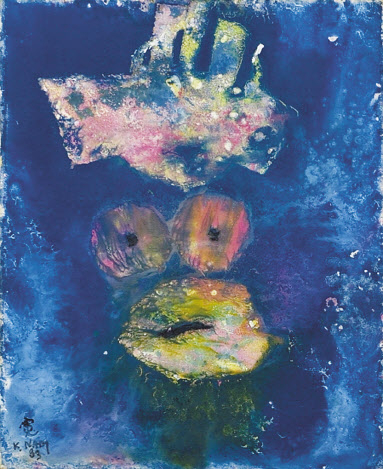 남관, 무제, 27.3x22cm, 캔버스에 유채, 1983