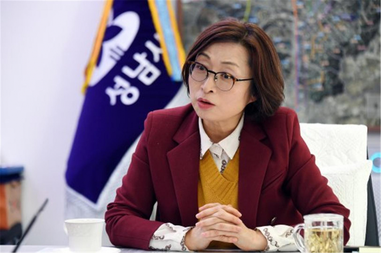 은수미 성남시장.