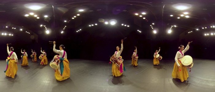 　A screenshot of a VR clip created by the Busan National Gugak Center (National Gugak Center)
