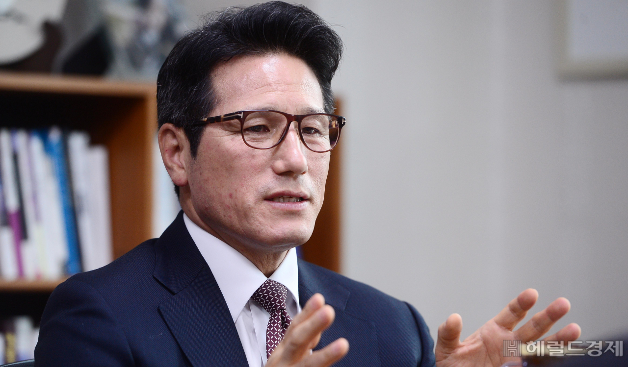 정병국 미래통합당 의원. [이상섭 기자/babtong@heraldcorp.com]