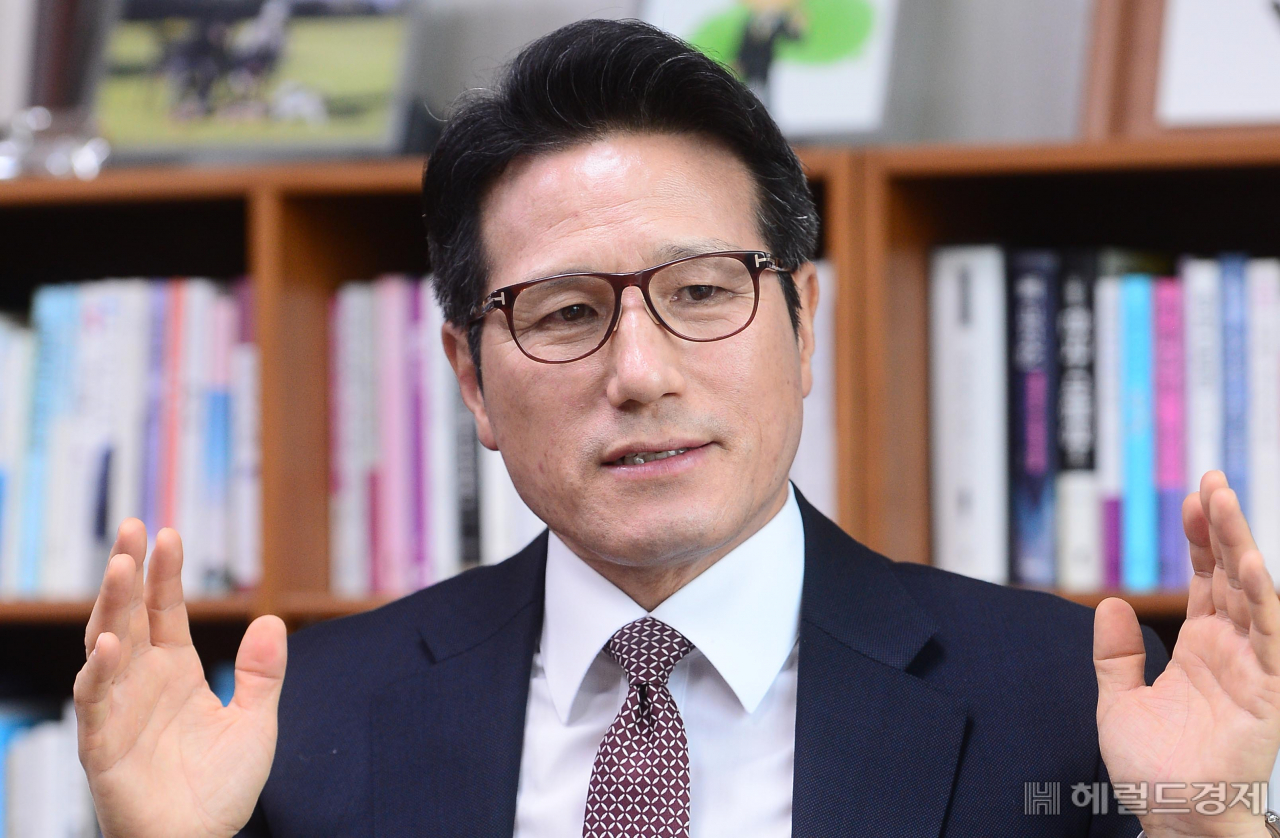 정병국 미래통합당 의원. [이상섭 기자/babtong@heraldcorp.com]