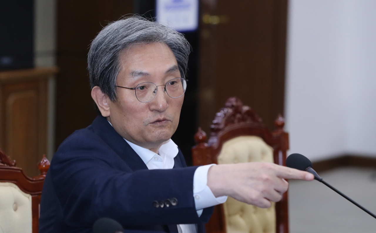 노영민 대통령 비서실장. [연합]