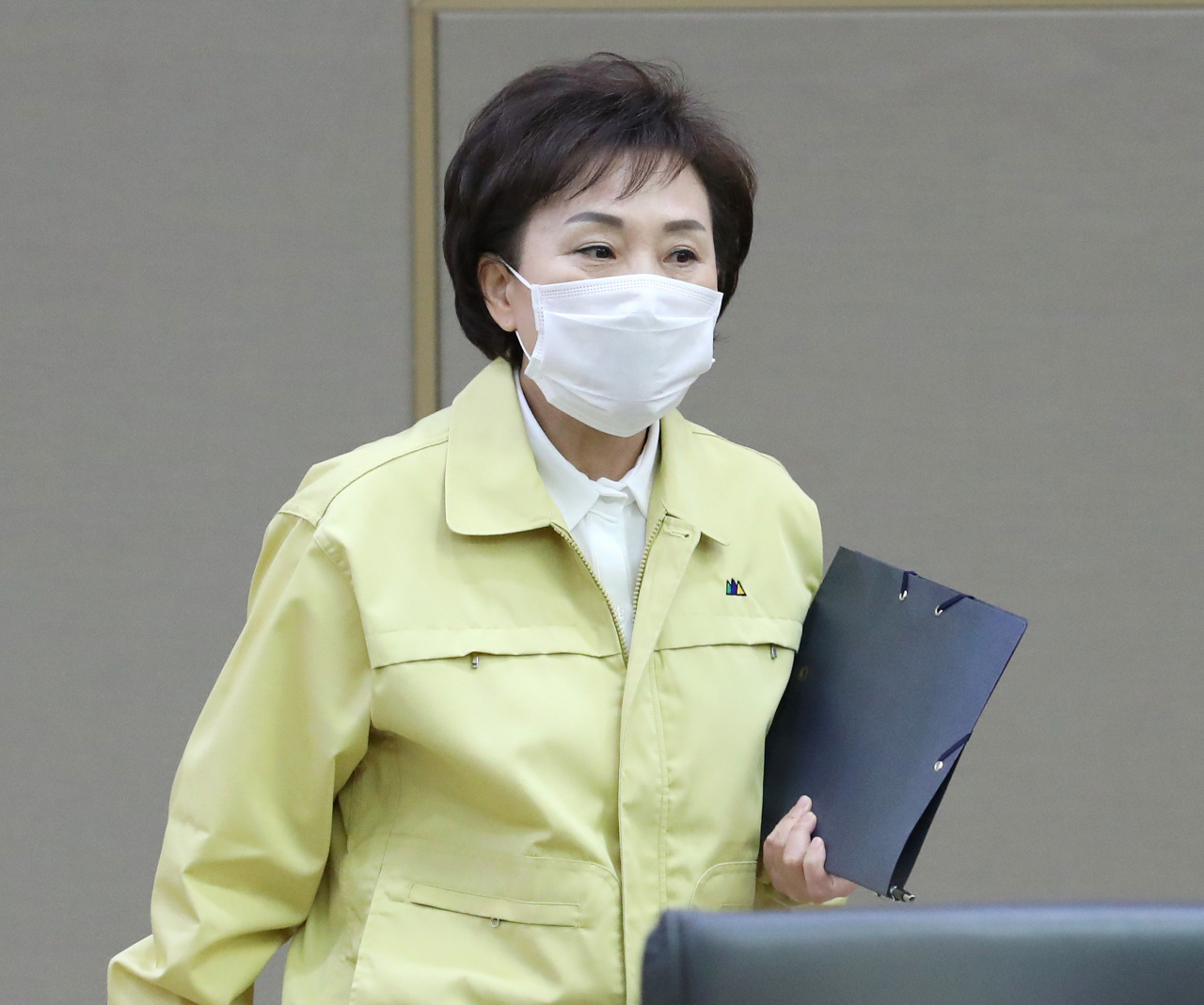 지난 24일 국무회의에 참석하고 있는 김현미 국토교통부 장관. [연합뉴스]