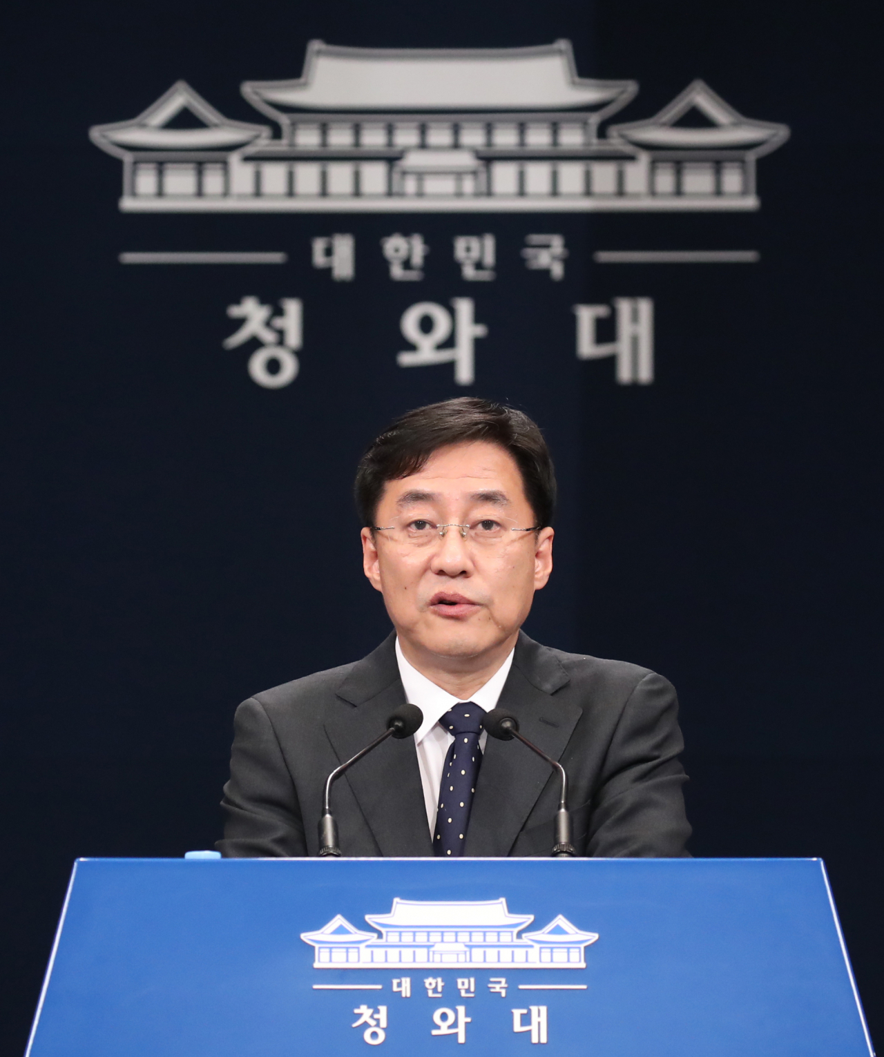 강민석 청와대 대변인 [연합]