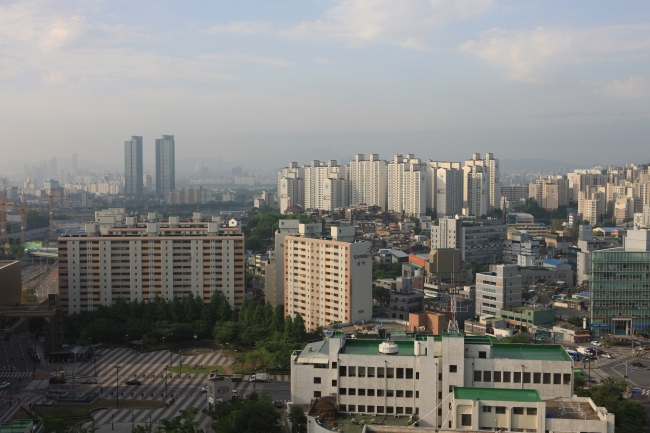 최근 서울 및 수도권 아파트 값이 상승과 하락을 오가고 있다. 사진은 성동구 아파트 전경. [헤럴드경제DB]
