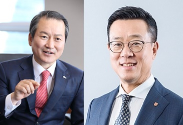 성대규 신한생명 사장, 정문국 오렌지라이프 사장.